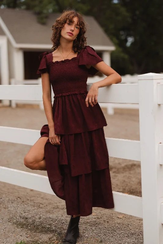 Get More, Spend Less – Shop Now!Alana Dress in Mahogany