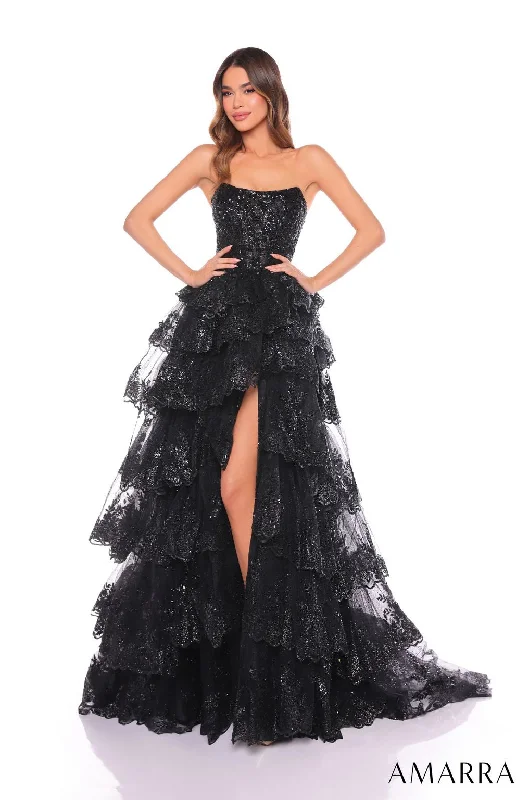 Today Only – Don’t Miss It!Amarra 88499 Long A Line Formal Evening Prom Dress