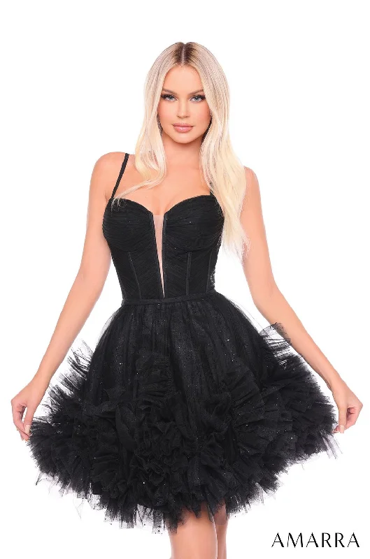 The Best Offers Are Here!Amarra 88677 Short Homecoming Ruffle Cocktail Dress