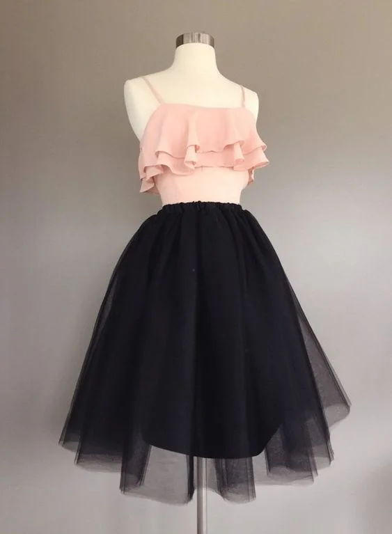 Buy One, Get One Free!Black and pink homecoming dress cg2141