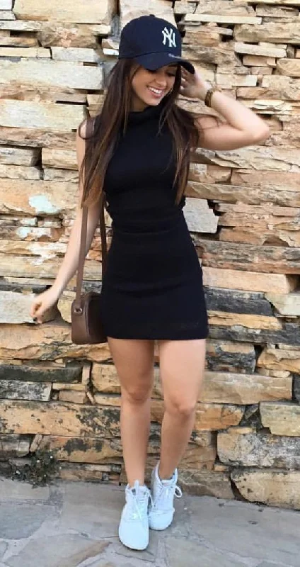 Best Deals Just for You!Black Party Dress, Short Homecoming Dress cg1856