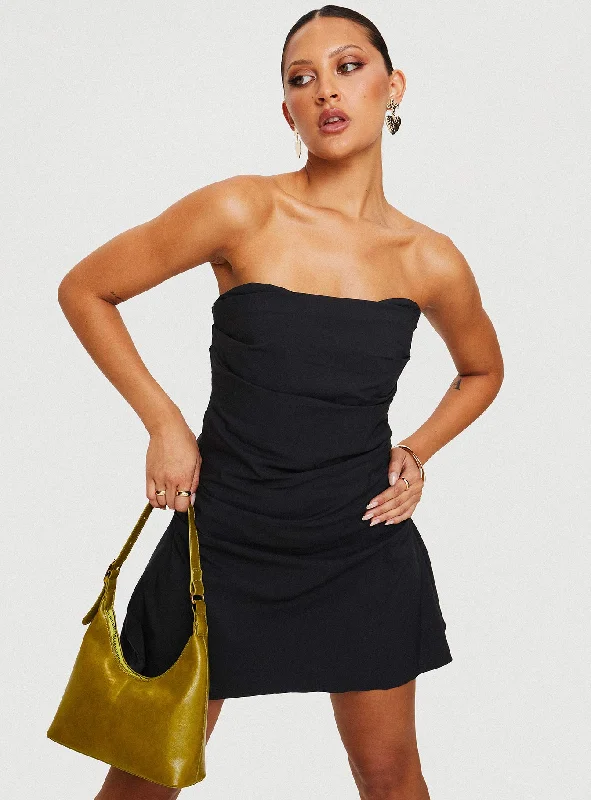 Score Huge Discounts Today!Bradwell Strapless Mini Dress Black Petite