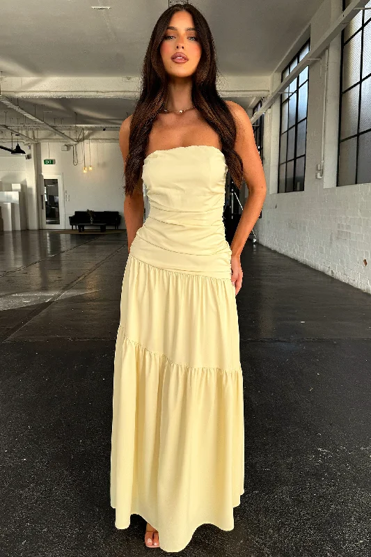 New Discounts Just Dropped!Charlotte Maxi Dress - Yellow