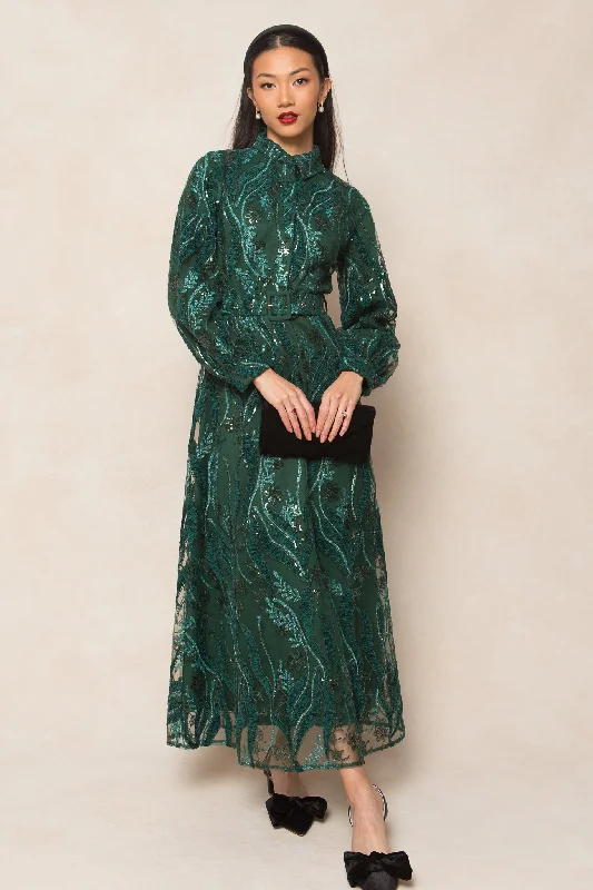 Unlock Huge Savings Now!Clover Dress in Emerald