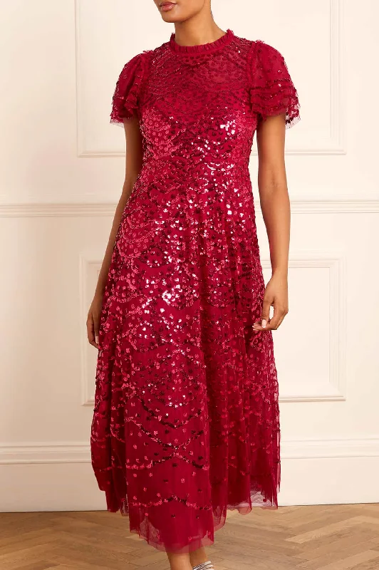 Save More with Every Purchase!Deco Dot Ankle Gown