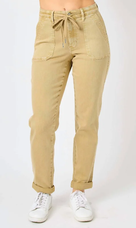 Shop the Hottest Deals!Double Cuff Joggers In Khaki