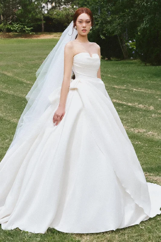 Mega Sale Happening Now!Elvina Ball Gown Draped Organza Floor Length Dress