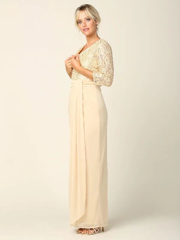 Save Like Never Before!Eva Fashion EV3406 Champagne L Sale