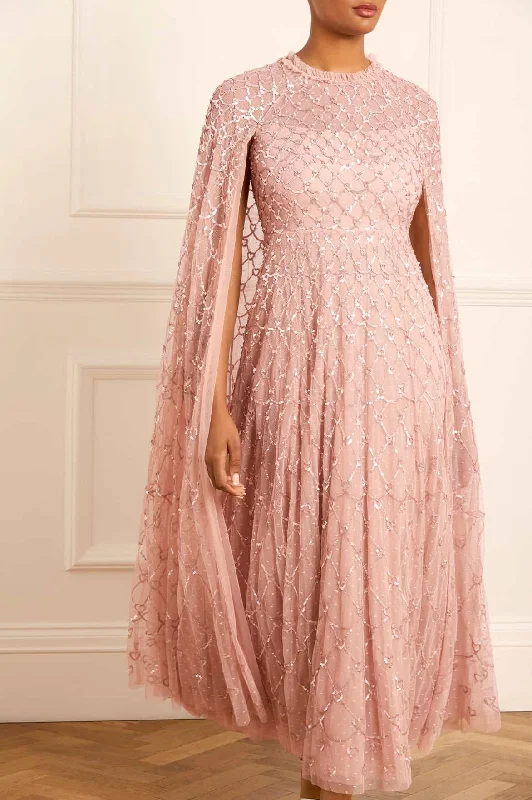 Don’t Wait – Deals Won’t Last!Heart Lattice Ankle Gown