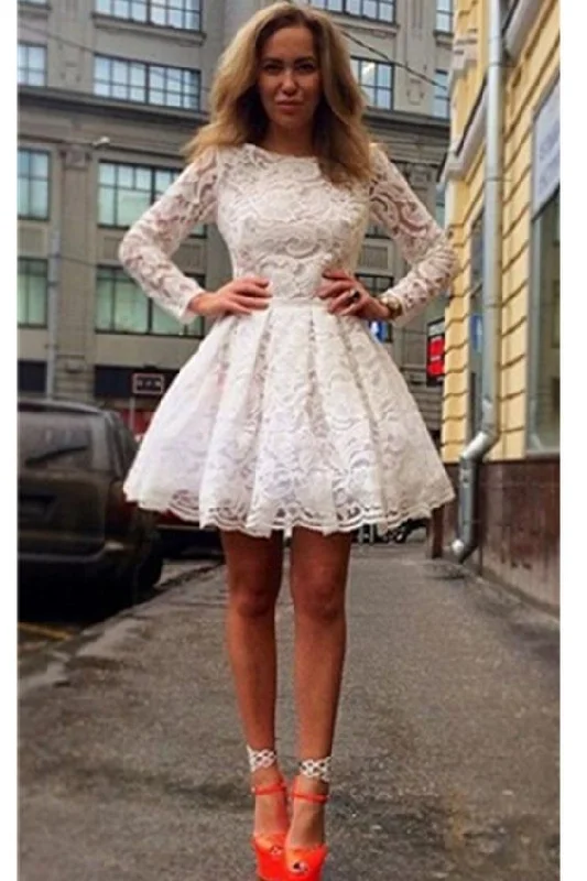 Get More for Less!Long Sleeves Lace Homecoming Dresses,Classy Short homecoming Dresses,Pretty Homecoming Dress For Teens cg1961