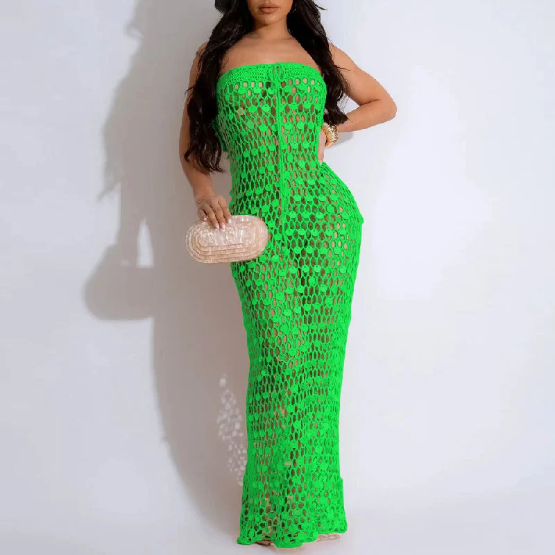 Exclusive Deals Just for You!MALYBGG Slim-fit Knitted Beach Skirt with Sequin 1293LY