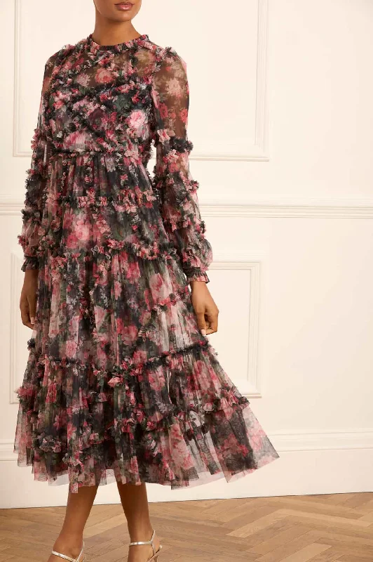 Today’s Deals, Tomorrow’s Regrets!Midnight Dance Ruffle Ballerina Dress