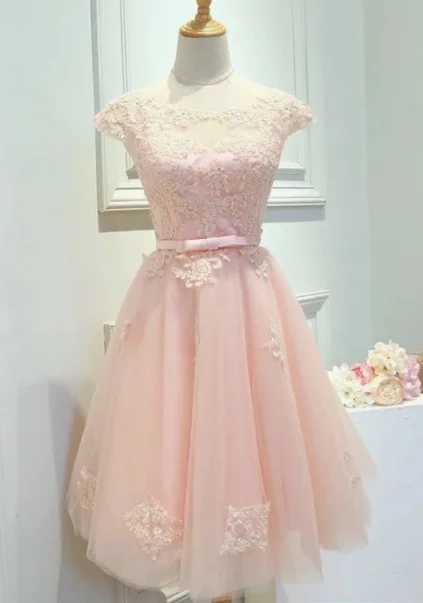 Best Offers of the Month!modest homecoming dresses,pink homecoming dresses cg2405