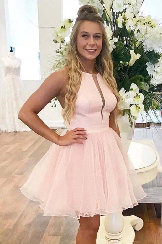 Your Best Deals Are Here!Short Pink Homecoming Dresses, 2019 Pink Homecoming Dresses cg2269