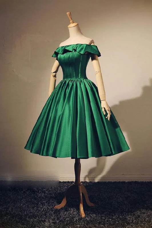 Unmissable Offers Await!Simple green short homecoming dress, green evening dress cg2067