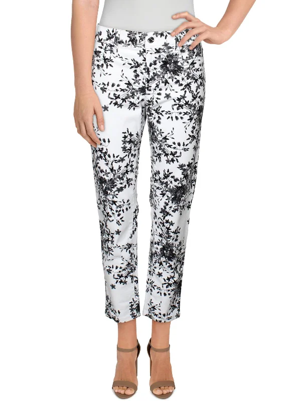 black floral print