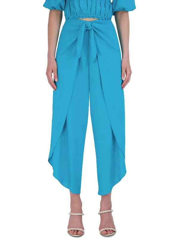Exclusive Offers You’ll Love!Womens High Rise Tie Waist Wide Leg Pants