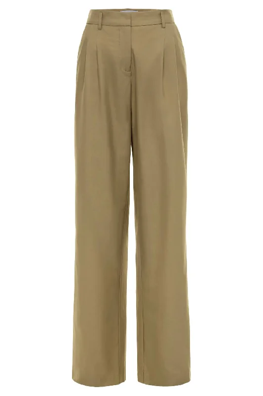 Best Price of the Season!Women's Wool Alexandra Pants In Tan