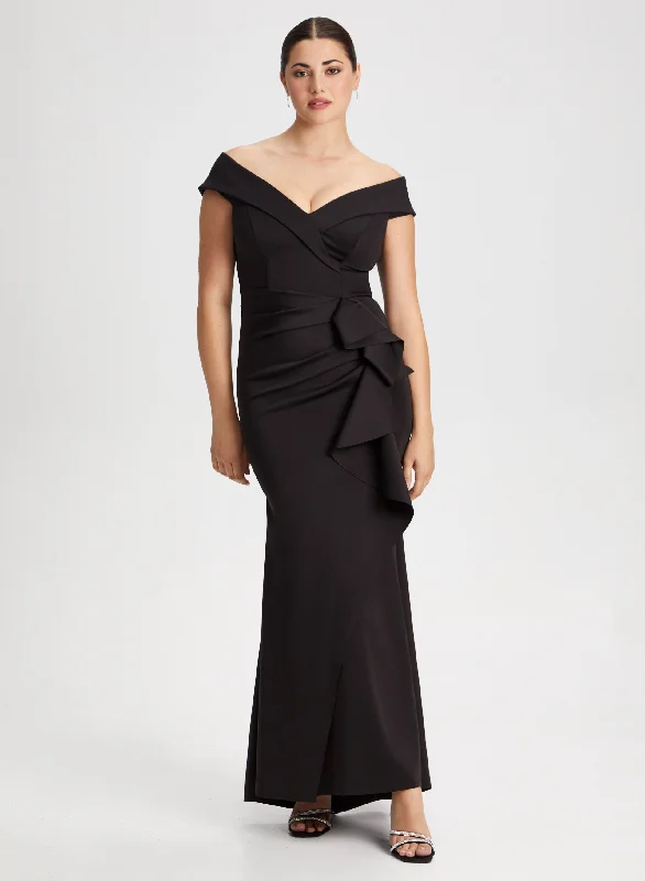 Shop Today, Save Tomorrow!Wrap Style Mermaid Dress