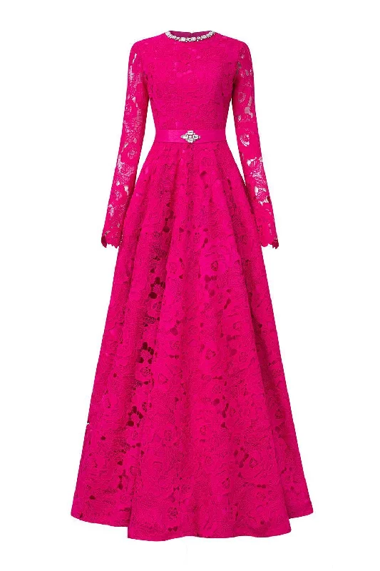 Steals and Deals Await!Yara Ball Gown Lace Taffeta Floor Length Dress