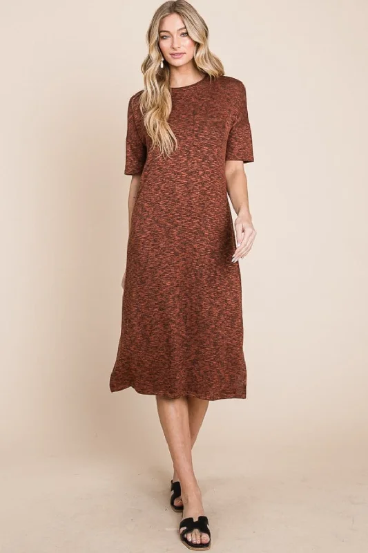 Your Favorite Sale is Back!Chic round neck midi dress