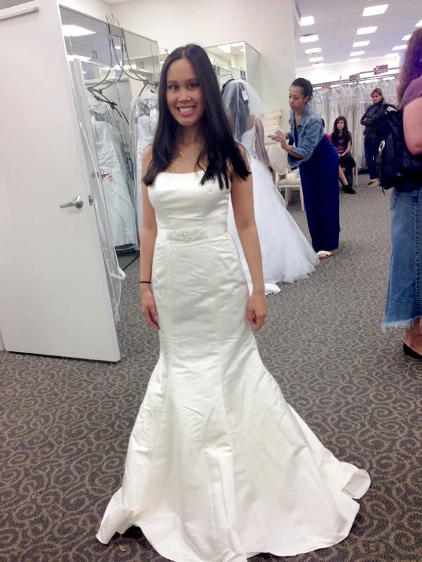Save Money, Shop Happy!David's Bridal Satin Fit and Flare