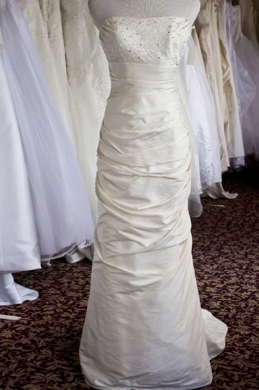 Crazy Discounts Inside!Other Angelina Faccenda Silk Strapless Taffeta Gown