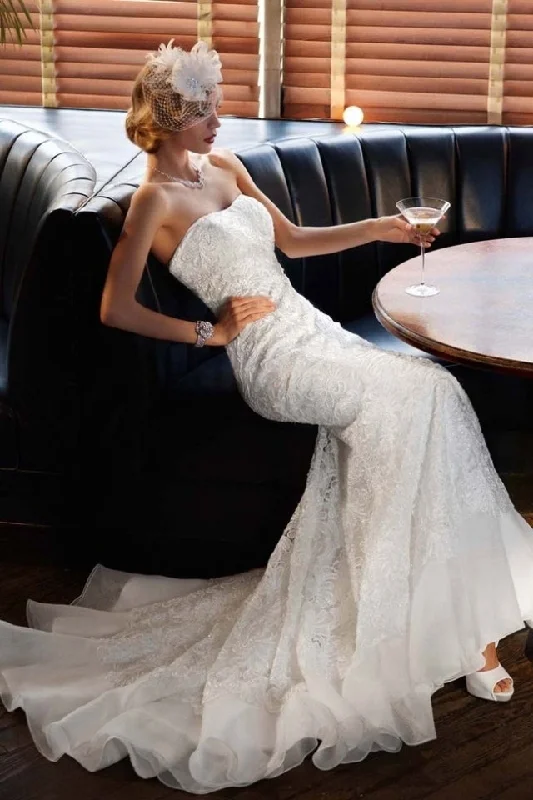 Your Shopping Wish, Our Discount Command!Other Galina Lace Over Charmeuse Gown Wedding Dress