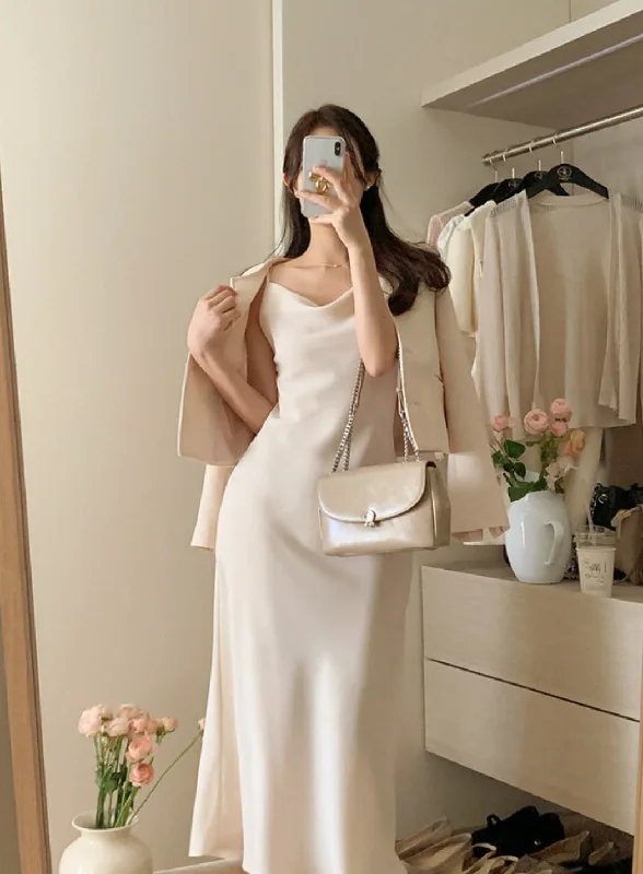More Discounts, More Joy!Mermaid Satin Bustier Dress
