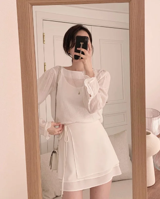 Great Deals, Just for You!Plain Chiffon Skirt