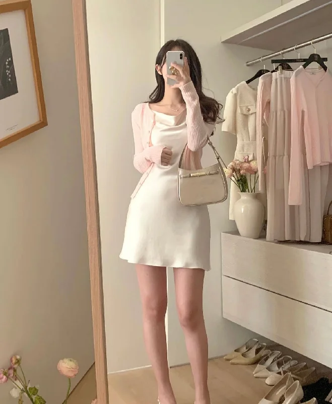 Today’s Deals, Tomorrow’s Regrets!Satin Bustier Mini Dress