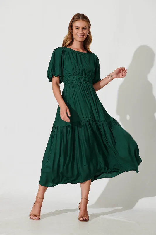 Shop Early, Save Big!Stargazer Midi Dress In Emerald