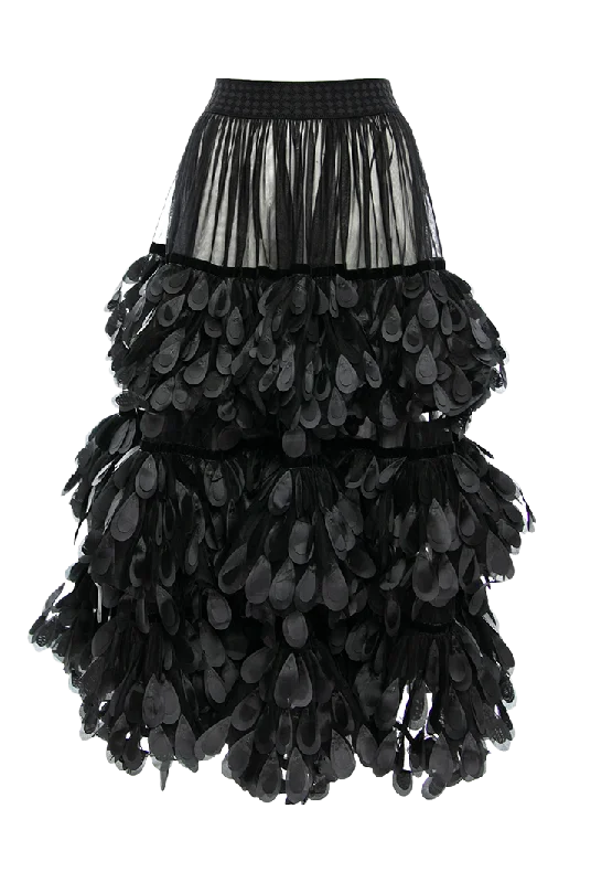 Your Exclusive Offer Awaits!3D Ruffled Skirt