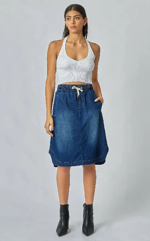 Exclusive Deals Just for You!Cecil Indigo Denim Skirt