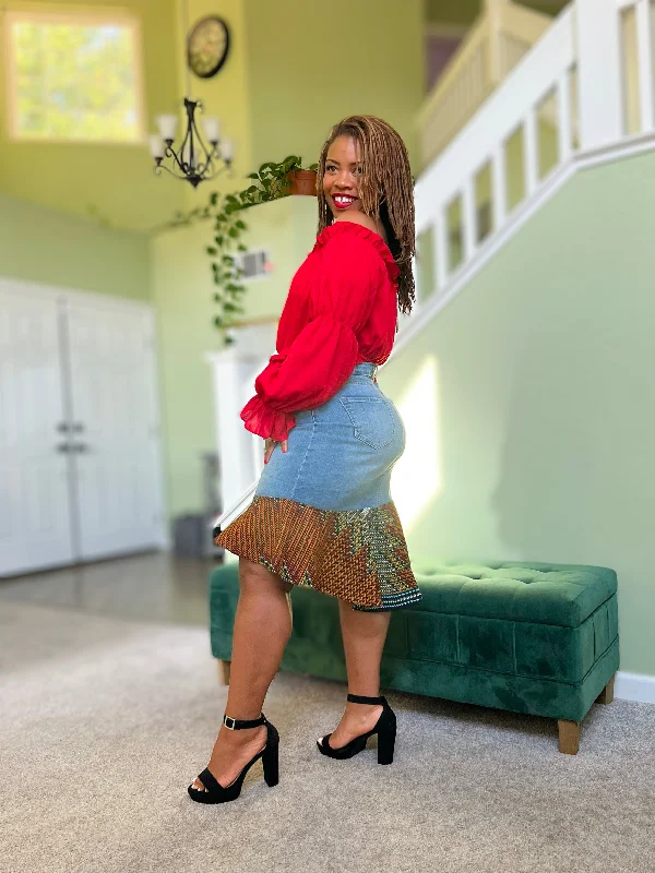 Don’t Wait – Deals Won’t Last!Classics Stretch Denim Skirt