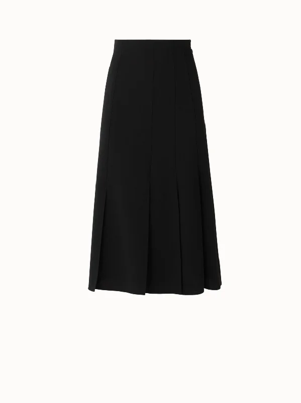 Buy More, Pay Less!Double Face Wool Pleated Skirt