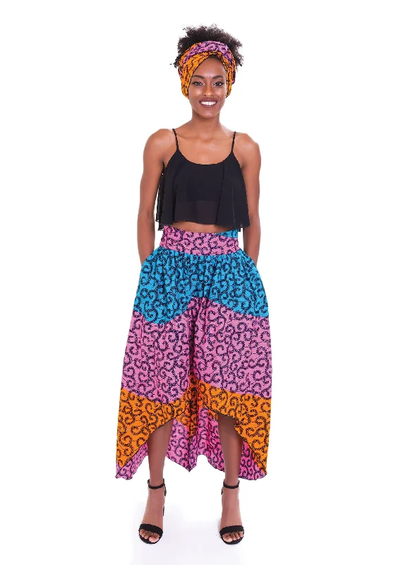 Upgrade for Less!Fantasy Hi-Low Maxi Skirt