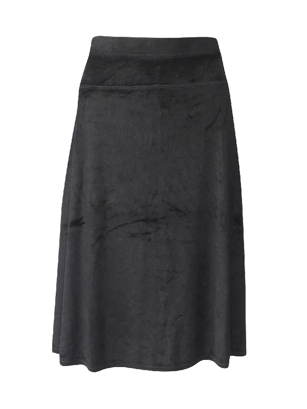 Limited Edition, Limited Price!Hard Tail High Waist Velour Skirt (Style: PANE-09)