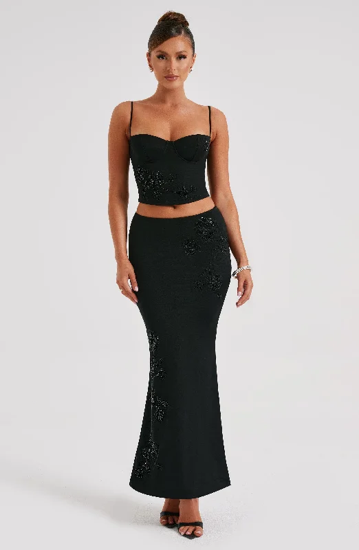 Special Discounts Inside!Izi Maxi Skirt - Black