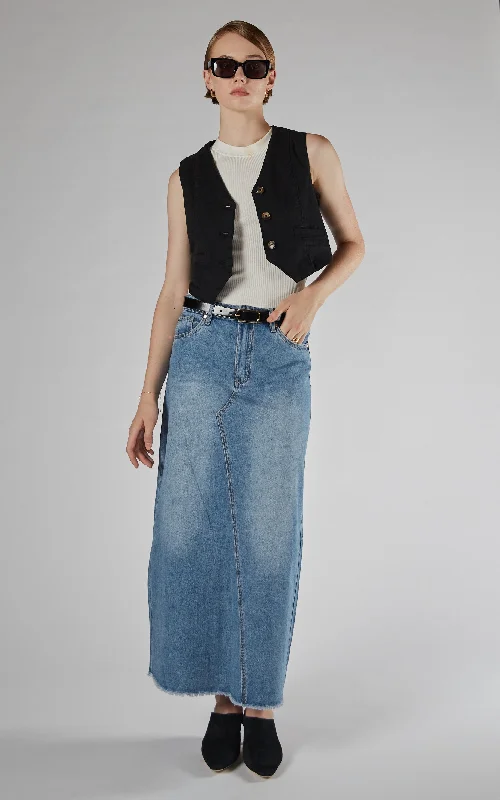Your Favorite Sale is Back!Livia Long Denim Skirt