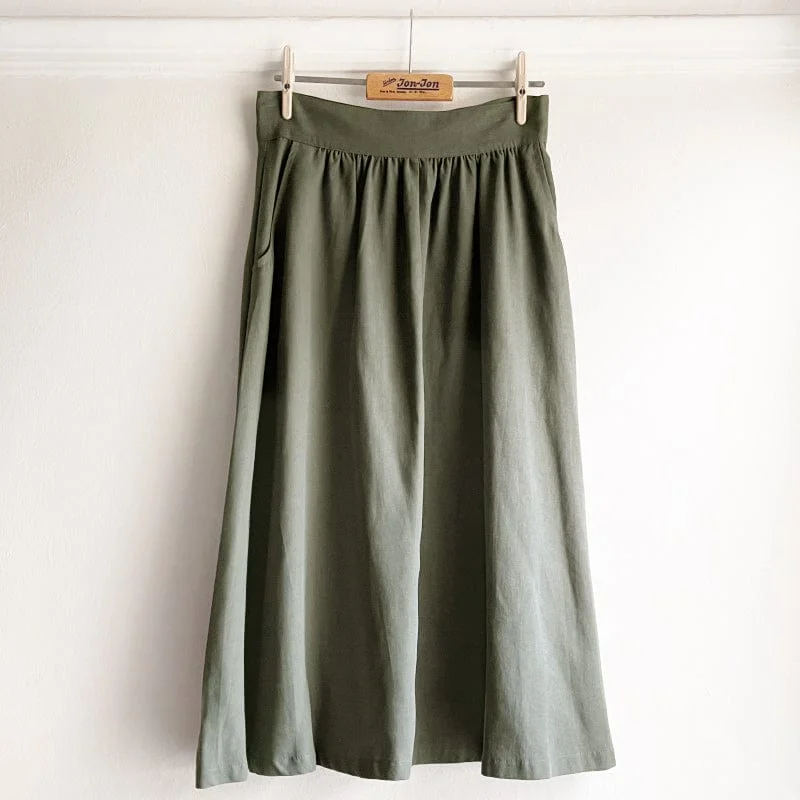 Mega Sale Happening Now!Miranda Middie Skirt - Sage Tencel