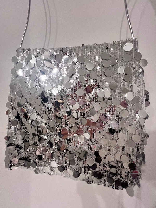 The Best Sale of the Year!Silver Sequin Skirt