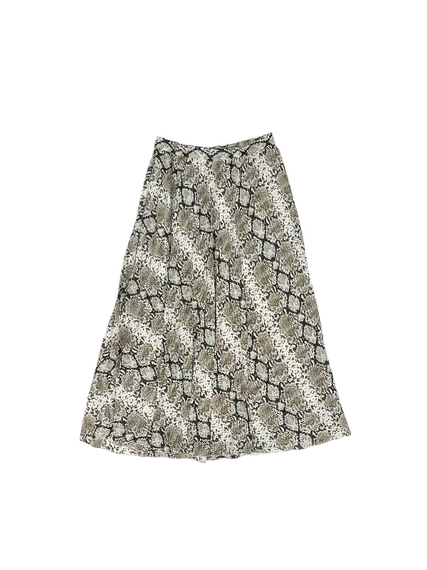 Everything Must Go!Skirt Maxi By Banana Republic In Snakeskin Print, Size: 0