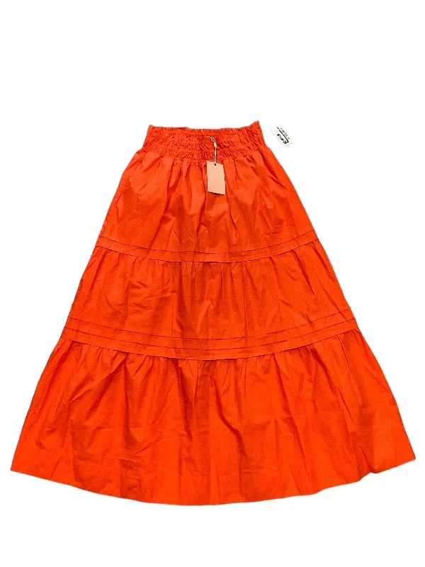 Buy More, Save More!Skirt Maxi By Cmb In Orange, Size: S