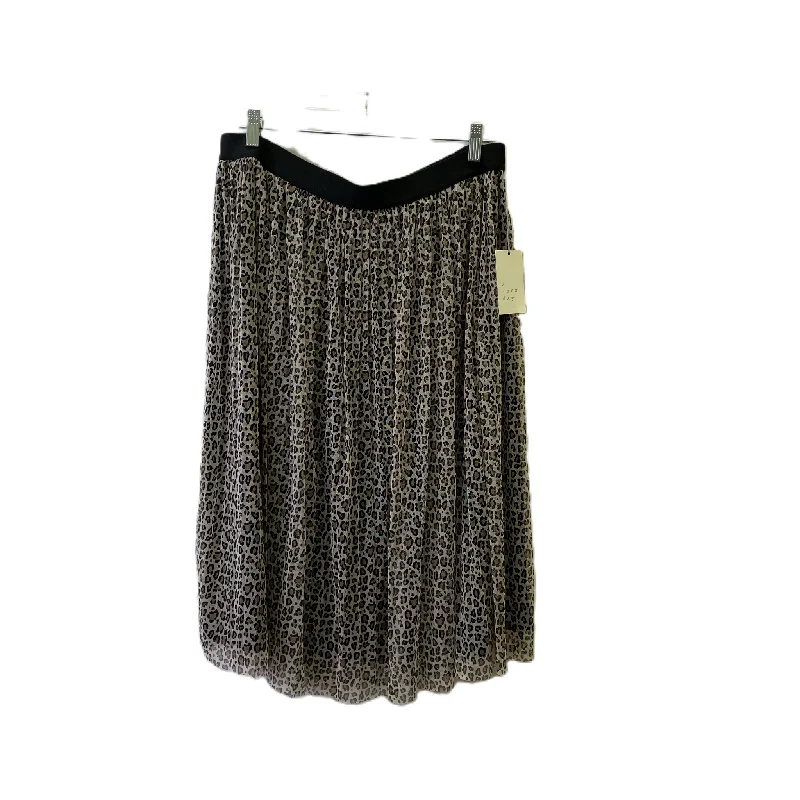 Must-Have Deals Inside!Skirt Midi By A New Day In Animal Print, Size: Xl