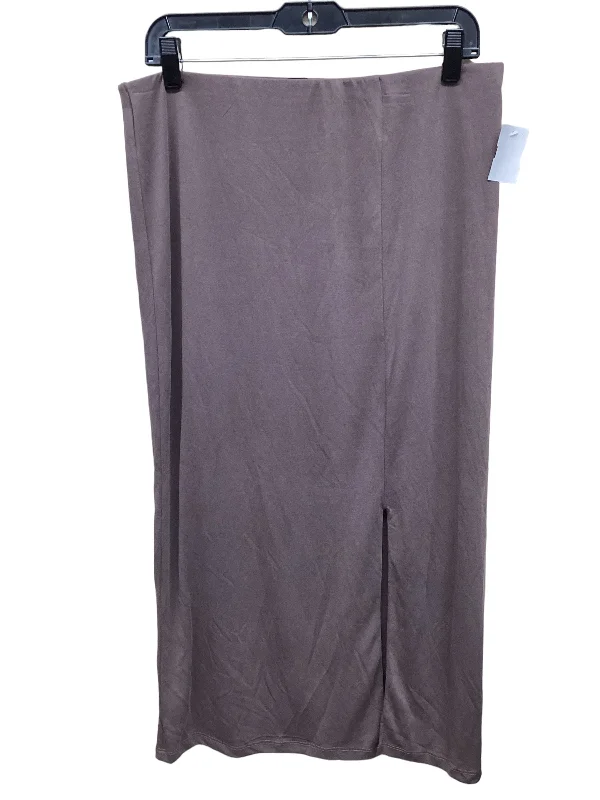 Enjoy Huge Discounts Now!Skirt Midi By Tahari By Arthur Levine In Brown, Size: L