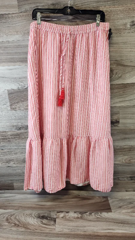 The Best Deals Won’t Wait!Skirt Midi By Talbots In Red & White, Size: 12