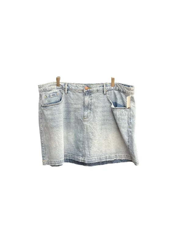 Hurry! While Supplies Last!Skirt Mini & Short By Lane Bryant In Blue, Size: 20
