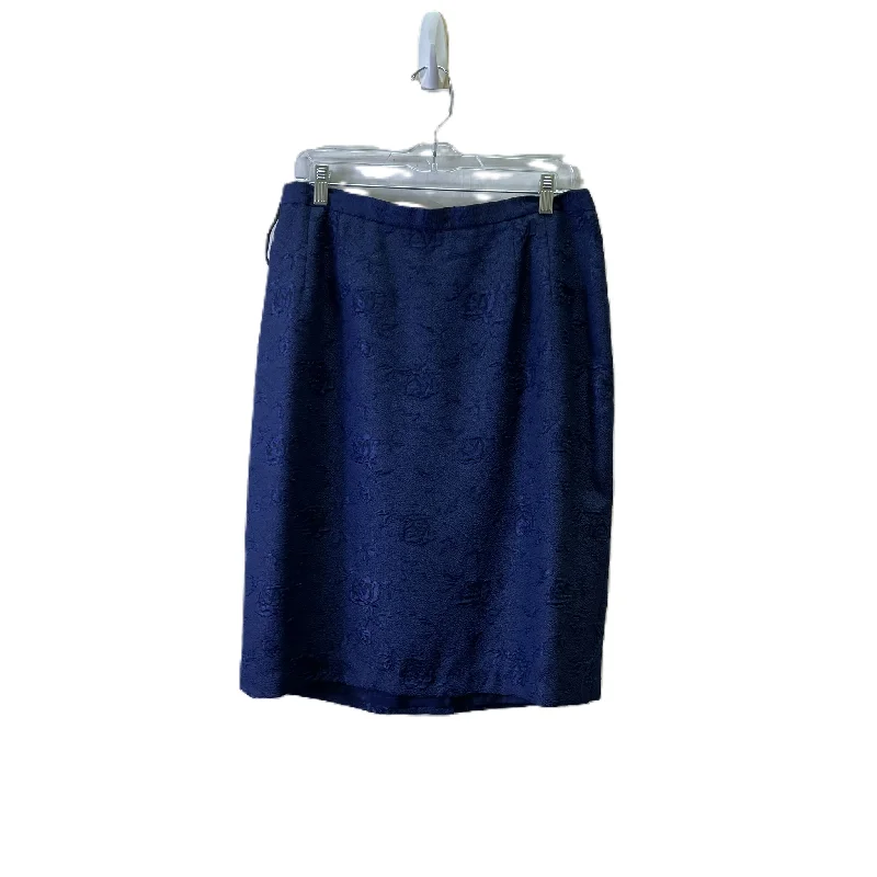 Your Best Deals Are Here!Skirt Suit 2pc By Virgo In Blue, Size: 16