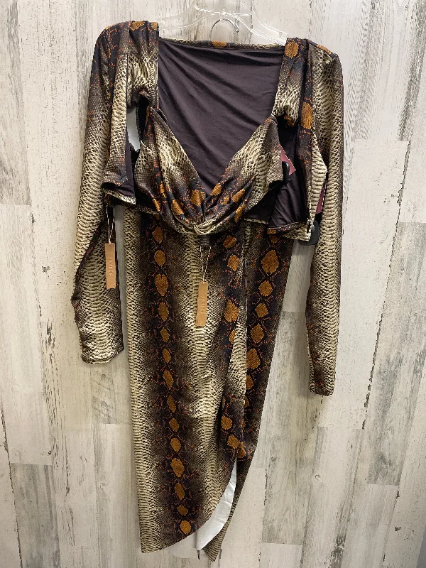 Shop Now and Save!Skirt Suit 3pc By Skims In Brown, Size: Xl